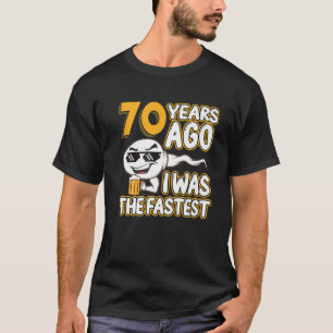 T-shirt Mens 70th Birthday Gag Sperm 70 Years Ago I