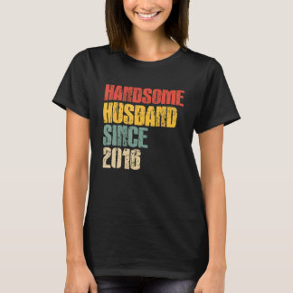 T-shirt Mens 7th Wedding Anniversary for Him Handsome Husb