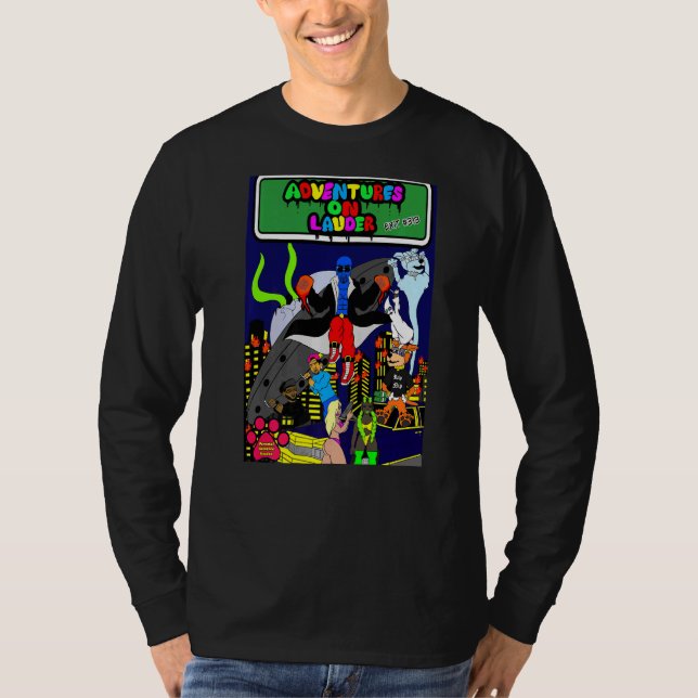 T-shirt Mens Adventures On Lauder Book 7 (Devant)