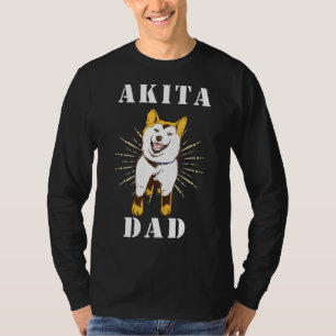 T-shirt Mens Akita Papa Akita Dog Akita Inu Shiba Inu Akit