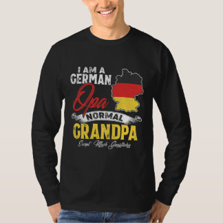 T-shirt Mens Allemagne Allemand Opa Funny Grandpa Tee Pour