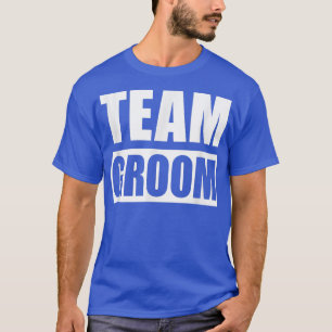 T-shirt Mens Amusants GroomsmenTeam Mariage de chambre Bac
