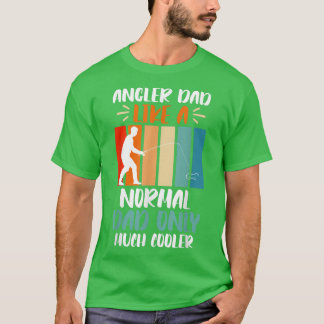 T-shirt Mens Angler père comme père normal père seulement