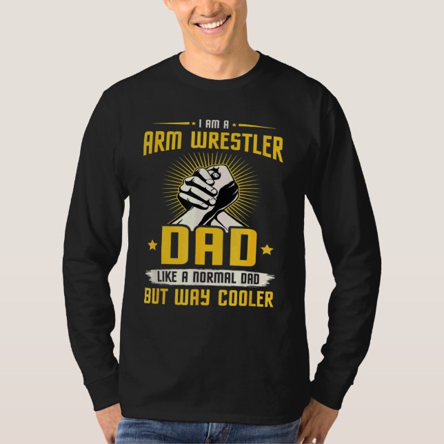 T-shirt Mens Arm Lutter Papa Normal Papa Mais Glacière (Devant)