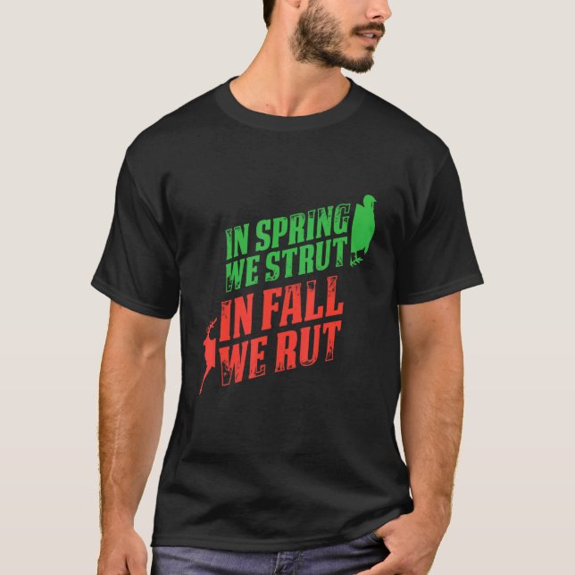 T-shirt Mens Au Printemps Nous Avons Commencé À L'Automne  (Devant)