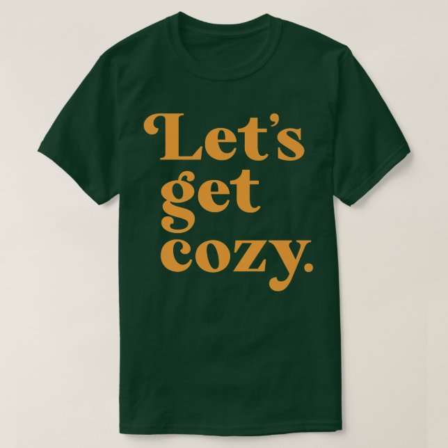 T-shirt Mens Autumn Quote Cozy (Design devant)