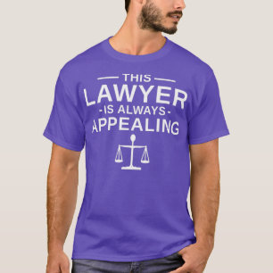 T-shirt Mens Avocat Pun Plaisanterie Droit École Diplôme C