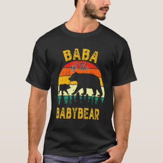 T-shirt Mens Baba De L'Ours Bébé Anniversaire Baba Pères D