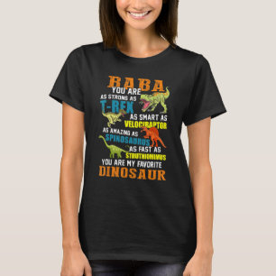 T-shirt Mens Babasaurus T Rex Dinosaur Baba Saurus Famille