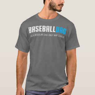 T-shirt Mens Baseball Papa, Drôle mignon cadeau Fête des p