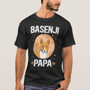 T-shirt Mens Basenji Papa Propriétaire du chien Basenji_1