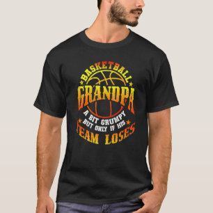 T-shirt Mens Basketball Grand-Père Un Peu Grumeux G
