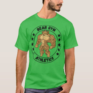 T-shirt Mens Bear Gym Athletics, Bodybuilding gym pour alp