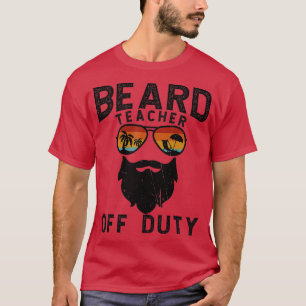 T-shirt Mens Beard acher Off Duty Lunettes de soleil Beach