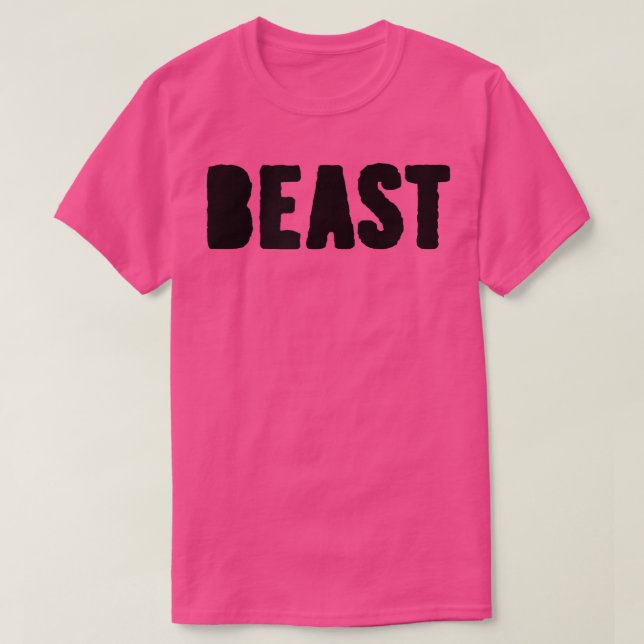 T-shirt Mens BEAST Salle de gym Fitness entraînement Bodyb (Design devant)