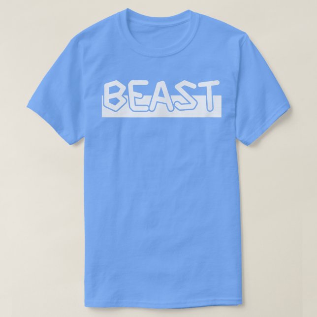 T-shirt Mens BEAST Salle de gym Fitness entraînement Bodyb (Design devant)