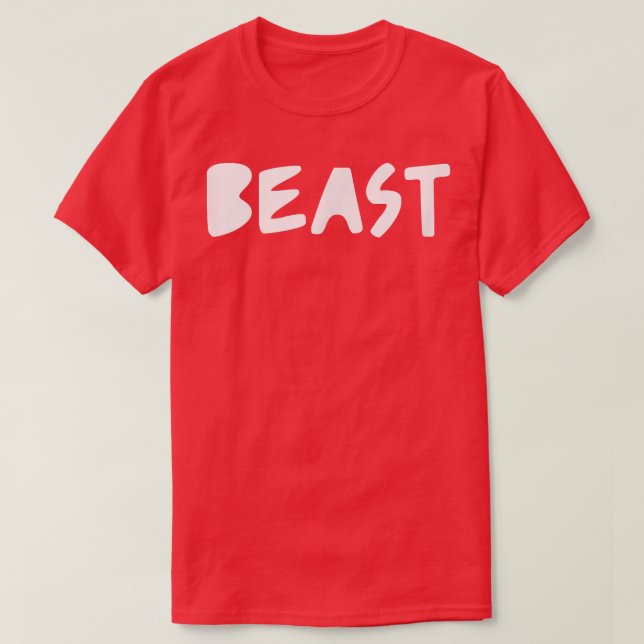 T-shirt Mens BEAST Salle de gym Fitness entraînement Bodyb (Design devant)