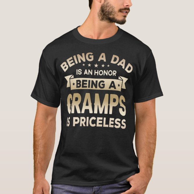 T-shirt Mens Being a DAD is an HONOR Being a GRAMPS is (Devant)