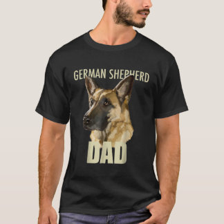 T-shirt Mens Berger Allemand Papa Chien