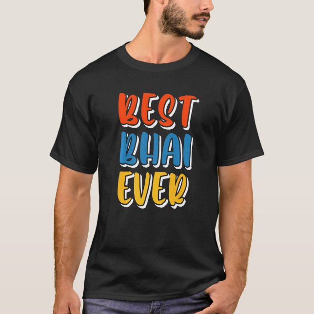 T-shirt Mens Best Bhai Ever Desi Punjabi Rakhi (Devant)