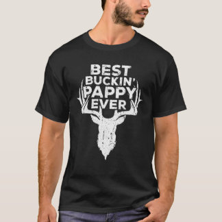 T-shirt Mens Best Buckin' Pappy Ever Deer Hunters Gift