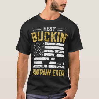 T-shirt Mens Best Buckin Pawpaw Ever Funny Gift Deer Hunte