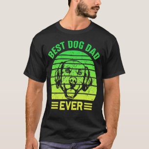 T-shirt Mens Best Chien Papa Jamais Père Day Citation Dit 