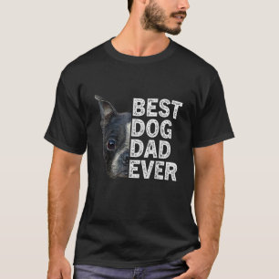 T-shirt Mens Best Chig Papa Ever Boston Terrier Dog Père