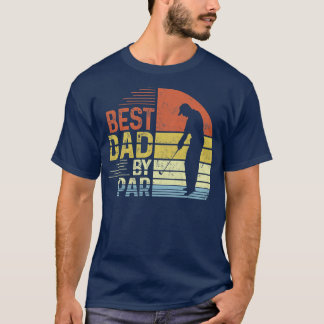 T-shirt Mens Best Dad By Par Par Daddy Fête des pères Cade