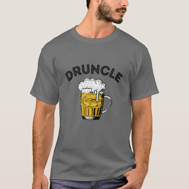 T-shirt Mens Best Druncle Ever Funny (Devant)