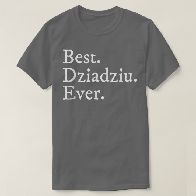 T-shirt Mens Best Dziadziu Jamais En Cadeau Polonais (Design devant)