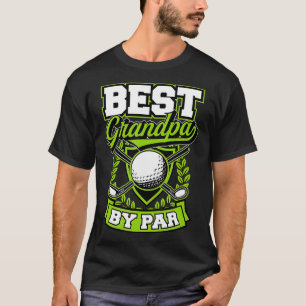 T-shirt Mens Best Grandpa By Par Golfing Grandpa