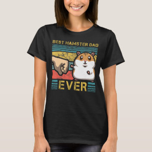 T-shirt Mens Best Hamster Papa Jamais Cavy Hammy Daddy Pap