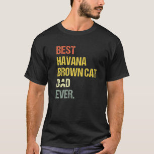 T-shirt Mens Best Havana Brown Chat Papa