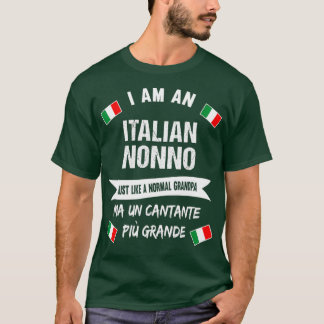 T-shirt Mens Best Italian Nonno Great Italian Grandpa