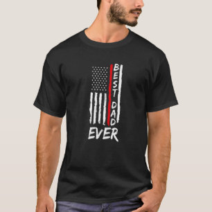 T-shirt Mens Best Papa Ever Daddy Fire Agent