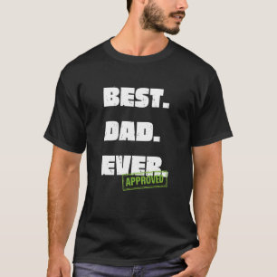 T-shirt Mens Best Papa Jamais Approuvé
