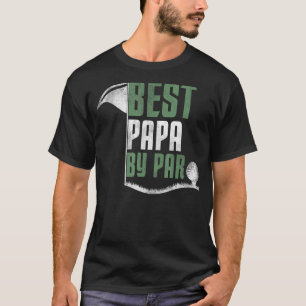 T-shirt Mens Best Papa par Par Père's Day Golf Papa Golf