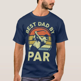 T-shirt Mens Best Papa Par Par Sports Lover Golfer Papa Fa