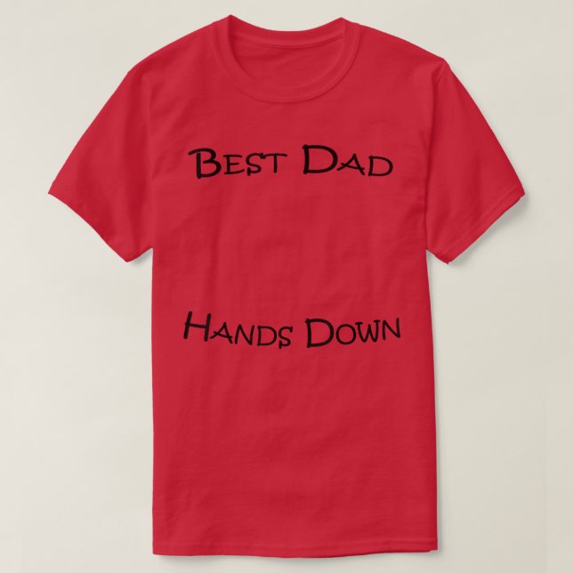 T-shirt Mens Best Papa Pose Des Imprimantes Chemise Artisa (Design devant)