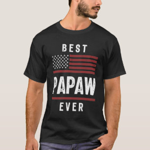 T-shirt Mens Best Papaw   FÊTE DES PÈRES
