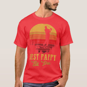 T-shirt Mens Best Pappy By Par Fête des pères Golf De Golf