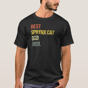 T-shirt Mens Best Sphynx Chat Papa Chat