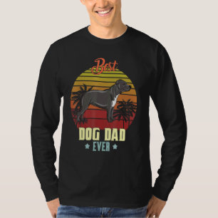 T-shirt Mens Best Staffordshire Bull Terrier Papa Jamais M