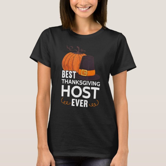 T-shirt Mens Best Thanksgiving Host Ever Thanks Giving  Th (Devant)