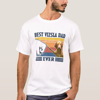 T-shirt Mens Best Vizsla Dad Ever Funny Dog Lover Father's