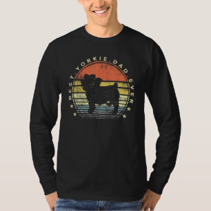 T-shirt Mens Best Yorkie Papa Jamais Daddy Yorkshire Terri