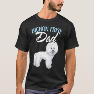 T-shirt Mens Bichon Frise Papa Chien Chien éleveur Chien P