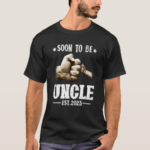 T-shirt Mens Bientôt Être Oncle 2023 Grossesse Faire-part