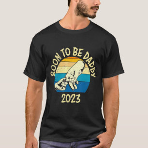 T-shirt Mens Bientôt Être Papa 2023 Papa Être
